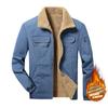Abrigo de lana de cordero para hombre, nuevo otoño e invierno, además de chaqueta de algodón cálida acolchada de terciopelo, mono de cachemira de cordero, fabricantes de chaquetas acolchadas de algodón