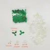 Navidad Transfronteriza Brillo Copo de Nieve Blanco Resina Accesorios Pequeños DIY Pegamento de Crema Funda de Teléfono Móvil Pasador Adorno para Peinado