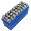 Ferramentas de Carimbo de Letras e Números para Joias, Punções de Letras, Ferramentas de Punção, Carimbos de Aço para Gravação de Letras, Equipamento de Ouro Artesanal