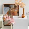 Alta qualidade sensação ao toque Phalaenopsis flor artificial flor falsa vaso arranjo de flores modelo quarto sala de estar sala de jantar decoração ornamentos