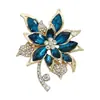 Broche de Lujo Ligero para Mujer, Ramillete de Cristal de Gama Alta, Accesorio para Fijar Traje, Pin de Accesorio para Ropa, Al por Mayor en Stock