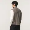 Otoño/Invierno 2026 Estilo Old Money Cuello Alto Moda de Alta Gama Chaleco Casual Nuevo para Hombre Chaleco Versátil Chaqueta Venta al por Mayor