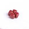 Acessórios de Cinábrio flor lótus de neve rosa contas espalhadas gota pequena cordão trançado à mão DIY material para pulseira