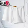 Ropa interior para hombre Huajielong de seda de hielo texturizada, color liso, de cintura media, al por mayor, talla grande, transpirable, calzoncillos bóxer para hombre, disponible para dropshipping