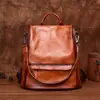 Mochila Retrô 2025 Novo Estilo Europeu e Americano Mochila Antifurto Grande Capacidade Bolsas Casuais Masculinas e Femininas Tendência Transfronteiriça