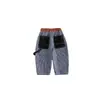 Otoño 2025 Cómodos y Amigables con la Piel Moda Coreana Infantil Tendencia de Otoño Pantalones Bordados de Algodón Lavado para Niñas y Niños