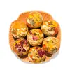 Té aromático de bola de dragón Pu'er hecho a mano de Yunnan transfronterizo té de bola de dragón de jazmín venta al por mayor té aromático de bola de dragón flor de rosa y peonía