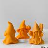 Molde de Enano de Halloween Transfronterizo Enano Anciano sin Rostro Adornos Decorativos Herramienta de Pulido de Yeso para Velas de Aromaterapia DIY