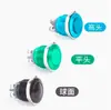 Interruptor de Botón Pulsador Metálico al por Mayor de 12 mm 16 mm Pie de Tornillo Completamente Oxidado Pie de Soldadura Punto de Reinicio Automático Multicolor