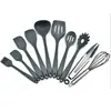 Set de Cocina de Silicona de 10 Piezas en Stock, Set de Cocina de Silicona de Diez Piezas, Set de Cocina de Silicona en Caja de Color
