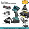 Nuevo Juego Combinado de Herramientas Multi-Uso Sin Escobillas Estilo DeWalt Makita Recargable con Batería de Litio de Comercio Exterior