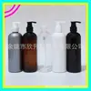 Frasco de plástico com bomba espiral 300ml frasco de gel de banho frasco dispensador de shampoo 300ML azul marrom verde preto frasco com bomba