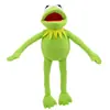 Juguete de Peluche Rana Verde Marioneta de Mano 40cm Animal de Peluche Suave Juguete de Peluche para Mochila con Relleno de Algodón PP Perfecto para Niños Ventriloquía Juego de Rol Regalos de Cumpleaños y Coleccionable Divertido Adorable Ver