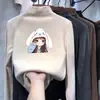 Camiseta de Terciopelo Alemán de Manga Larga para Niñas 2025 Primavera y Otoño con Camiseta Básica para Niñas y Top Cálido de Cuello Alto Medio para Bebé Niña