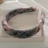 Faixa de Cabeça com Coroa Alta para Mulheres, Novo Estilo com Toque de Luxo, Faixa de Cabelo Larga Versátil para Sair, Acessório de Cabelo para Lavar o Rosto