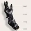 Luvas de Couro de Inverno Masculinas, Quentes e à Prova de Frio, Forradas com Lã e Espessadas, Adequadas para Ciclismo, Luvas de Motocicleta para Estudantes Mulheres, À Prova de Vento e Impermeáveis