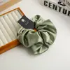 Alta calidad Tamaño Grande Diámetro de 20CM Anillo para Cabello Intestino Grueso Anillo para Cabello Grande de Satén de Seda Alta Elasticidad Cuerda para Cabello Grande para Mujer