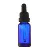 Botellas de Vidrio Azules al por Mayor en Stock, Botellas Vacías de 30ml con Tapa a Prueba de Manipulación y Gotero, Botellas Azules para Aceites Esenciales