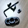 Suministro directo de fábrica hebilla de metal de acero de alta resistencia de liberación rápida hebilla de bola de acero QD de 1.25 pulgadas
