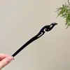 Grampo de Cabelo Hanfu Qipao para Mulheres, Acessório de Cabelo de Luxo, Grampo com Franja, Grampo de Flor, Grampo Versátil e Elegante