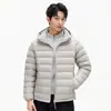 Casaco de inverno Luotuo mesmo estilo 90% plumas de pato jaqueta de plumas feminina para atividades ao ar livre anti-vazamento de plumas impermeável quente com capuz casaco de plumas masculino