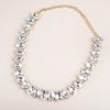 Collar Exagerado Colorido Completamente Tachonado con Diamantes de Vidrio en Forma de Gota Multicapa, Accesorio de Cadena para Ropa de Mujer, Tendencia Ins