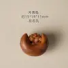 Madeira de Pessegueiro Lingote Coelho da Lua Raposa da Lua Acessórios DIY Pulseira Trançada Feita à Mão Colar Pulseira de Contas Budistas Acessórios
