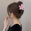 Nuevo Clip de Garra de Flor Fresca Pequeña Sizzy Flor de Huevo Pinza para el Cabello Adorno para la Cabeza Pasador Dulce para el Cabello Pinza de Tiburón para el Cabello
