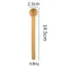 Cuchara de Madera Transfronteriza para Niños, Mini Cuchara de Madera de 5g, Cuchara Medidora de Madera Maciza, Cuchara de Café y Leche en Polvo de Alto Valor Estético, Personalizable