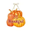 Amazon Colgador Decorativo de Puerta para el Día de Acción de Gracias Decoración para Fiesta de Otoño Hoja de Arce Calabaza Colgador de Puerta de Acción de Gracias