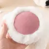 Orejeras cálidas de invierno, nuevo estilo engrosado para mujer, hermoso color marrón, 2025, orejeras de felpa, resistentes al frío, adecuadas para ciclismo