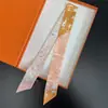 Bufanda de Seda Fina y Larga Estrecha para Mujer, Versátil para Primavera y Verano, Se Puede Usar como Lazo para el Cabello, Decoración de Bolso, Pañuelo para el Cuello, Cinta para el Cabello, Cinta o Accesorio para el Cabello