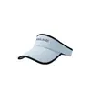 Chapéu Feminino Novo de Verão para Proteção Solar com Aba Larga, Rosto Pequeno, Anti-UV para Corrida Esportiva, Aba de Língua de Pato, Chapéu de Sol de Copa Vazia