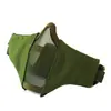 Equipamento tático V10 suprimentos de autodefesa ao ar livre equipamento protetor de arame de aço para meia-face máscara protetora de campo ao ar livre