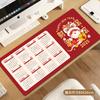 Calendário mouse pad 2025 antiderrapante engrossado LOGO publicidade mesa pad calendário cerimônia 2025 ano da cobra mouse pad