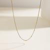 Wanxing Collar de Acero Inoxidable Dorado con Perlas Europeas y Americanas para Mujer, Sentido de Alta Gama, Nicho, Cadena para Clavícula Ins, Collar de Acero de Titanio, Joyería Transfronteriza