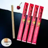 Chopsticks Descartáveis Atacado Oem de Fábrica com Logo, Carbonizados Espessos de Alta Qualidade, Embalados Individualmente para Uso Comercial em Restaurantes de Hot Pot