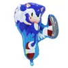 Gran Venta Set de Globos de Película de Aluminio Sónico Forma de Dibujo Animado Globo de Cumpleaños Globo para Fiesta Infantil