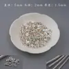 Espaçadores de Contas de Liga, Cor Dourada e Prateada, Separadores de Contas Antidesbotamento para Pulseiras, Materiais para Contas, Acessórios Espaçadores, Separadores de Contas