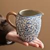 Copa de Feria de Cerámica de Fábrica Horno Ru Chino Azul y Blanco Loto Mar de Té Divisor de Té Pintado a Mano Pintado con Oro Copa Masculina No Caliente