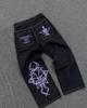 Estilo Americano Nicho Vintage Lavado Viejo Sentido de Diseño Bolsillo Herramienta Moda Marca Apilamiento Sentido Pantalones de Mezclilla Rectos de Pierna Ancha