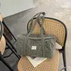 Bolsa de Axila Xiaomi Estilosa de Grande Capacidade para Mulheres Verão 2026 Nova Bolsa Estrela de Lona Bolsa Simples de Ombro Único