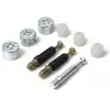 9.5 Conector Galvanizado Tres en Uno 12mm Leva de Bloqueo Sujetador para Muebles de Armario Conector Tres en Uno