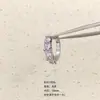 Aço Inoxidável 316L Luxo Leve Moda Doce Cool Zircônia Colorida Haste Reta Ear Cuffs com Design Único Brincos de Piercing Versáteis