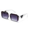 16WS comercio exterior transfronterizo nuevo moderno retro cuadrado parte superior plana gafas de sol viento INS tendencia shooting callejero gafas de sol de playa