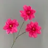 Flor artificial cor de rosa choque explora salão de casamento cor de rosa choque flores artificiais de casamento com atacado de fábrica