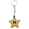 Nuevo Colgante Llavero Hongo de Dibujos Animados Decoración de Llavero Pvc Anime Japonés Colgante para Llaves Decoración de Mochila Figura
