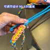 Monedero Ajustable Cruzado Lanyard Largo para Teléfono Móvil Cuerda de Tres Hilos a Juego Color Cuerda Tejida a Mano al Aire Libre para Viajes Anti-Pérdida