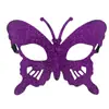 Máscara Nueva Estilo Antiguo con Diseño de Mariposa Pequeña con Polvo, Decoración de Máscara de Media Cara para Mujeres, Suministros para Fiesta de Baile, Máscara para Fiesta de Baile