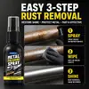 KineShineX Spray Limpiador Removedor de Óxido para Autos disuelve potentemente el óxido, las manchas de aceite y la suciedad persistente en superficies metálicas
